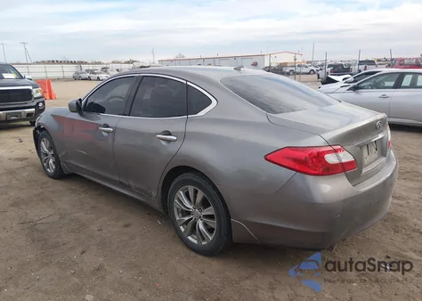 2013 Infiniti M37X z USA, uszkodzony, nr VIN JN1BY1AR9DM601624
